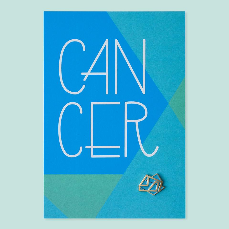 Cancer Pin+Post