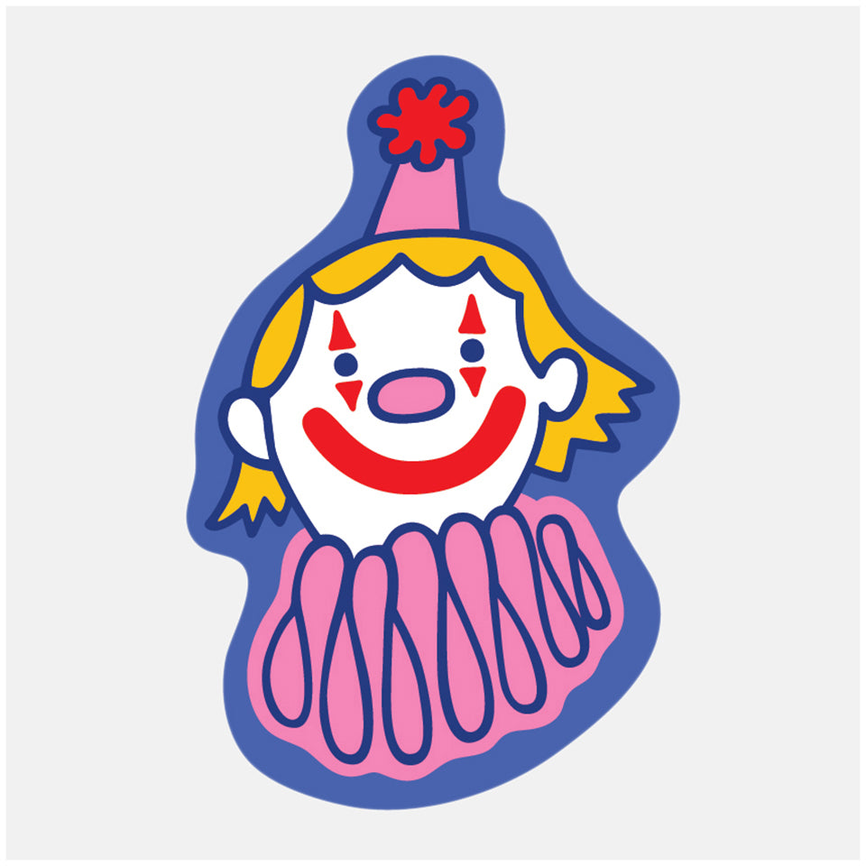 Clown Face - Clown Face - Sticker