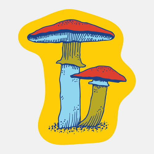 Tall Shrooms Sticker