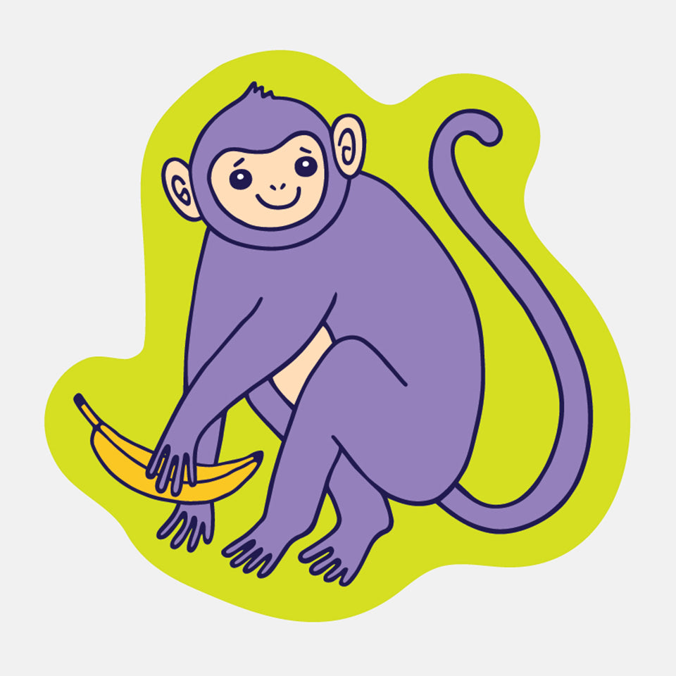 Monkey Sticker