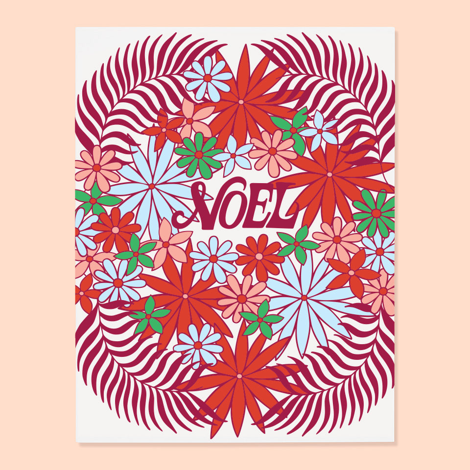 Flower Noel Card