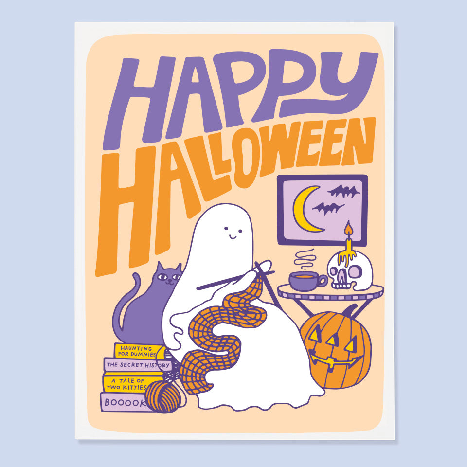 Cozy Halloween Card