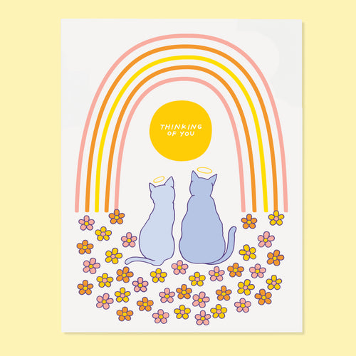 Thinking of Cat Card