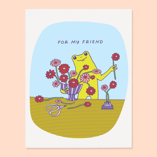 Frog Friend Card