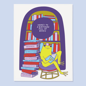 Book Bday Card