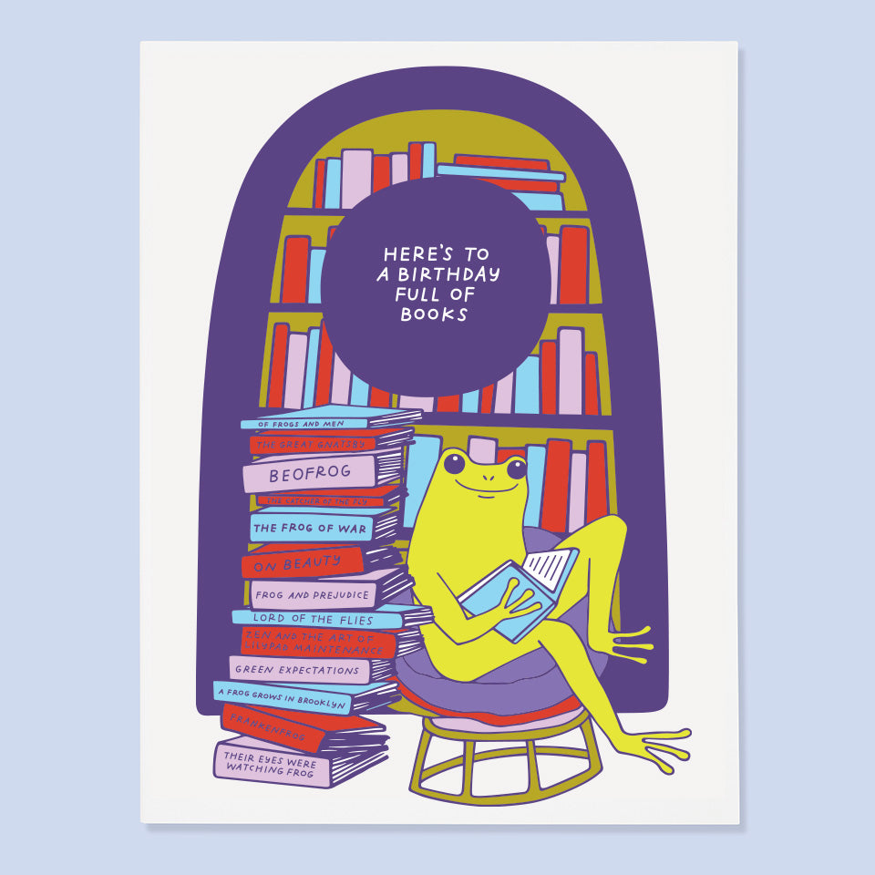 Book Bday Card