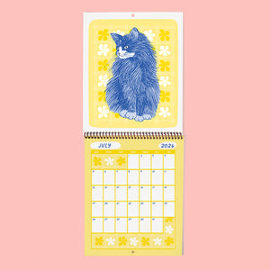 Meow Monthly 2026 Calendar