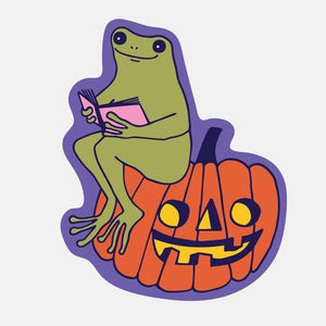 Pumpkin Froggy Sticker