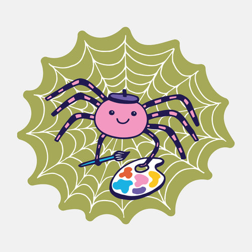 Spider Artist Sticker