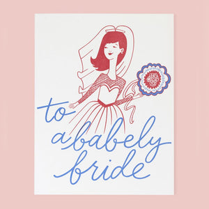 Babely Bride Card