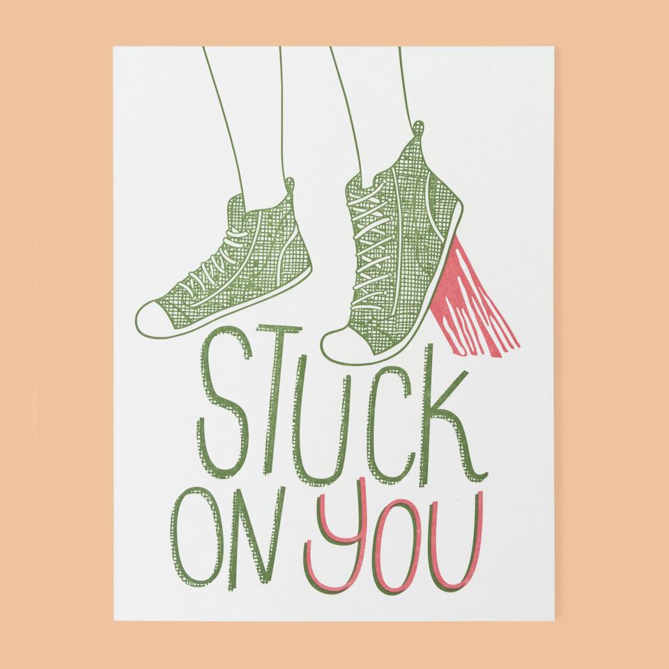 Stuck on You Card