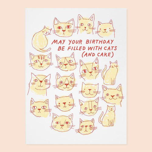 Cats and Cake Card