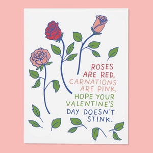 Red Roses Card