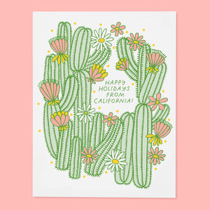 Cacti Holiday Card