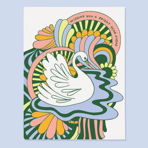 Bright Year Swan Card