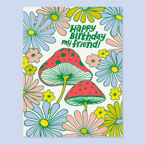 Mushroom Bday Card The Good Twin Retail Mushroom Bday Card The Good Twin Retail