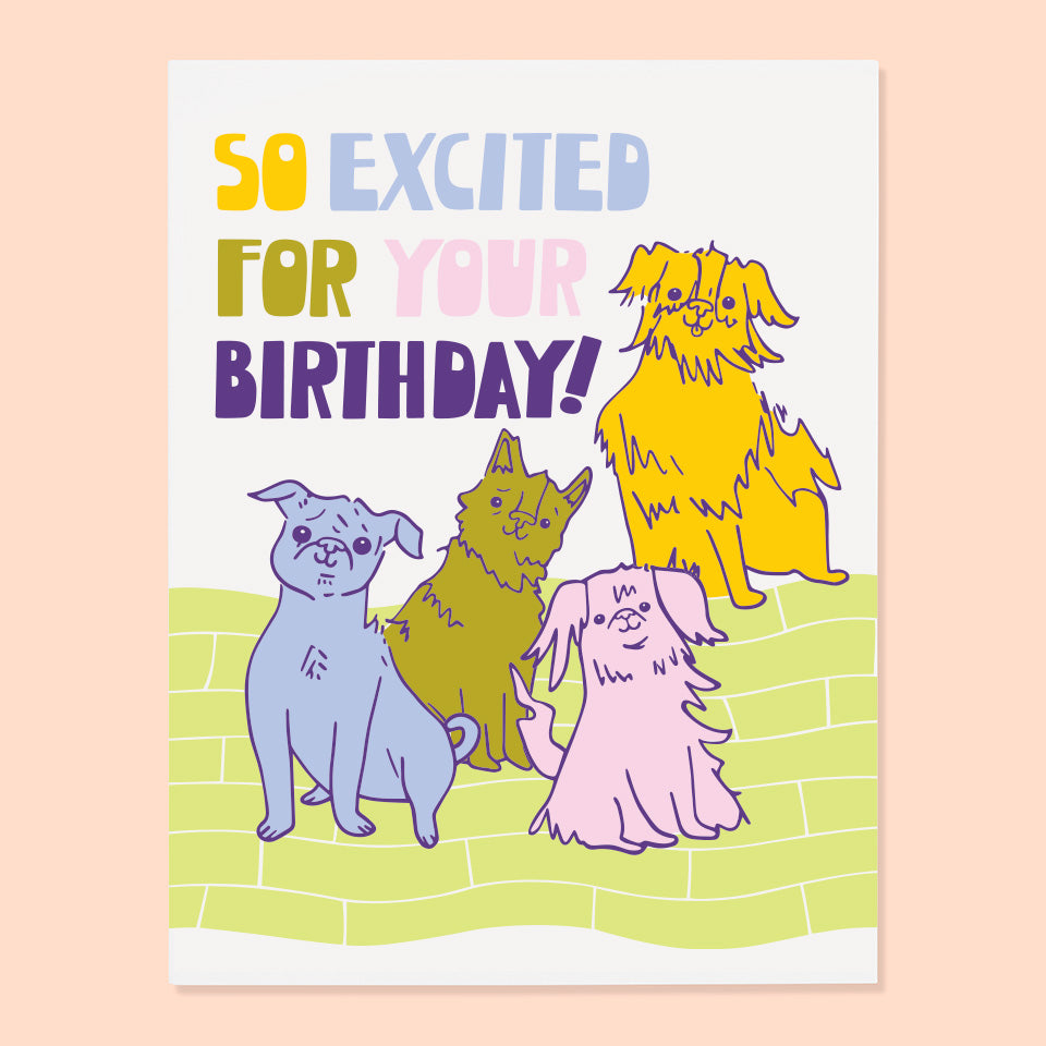 Excited Bday Card