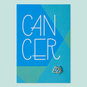 Cancer Pin+Post