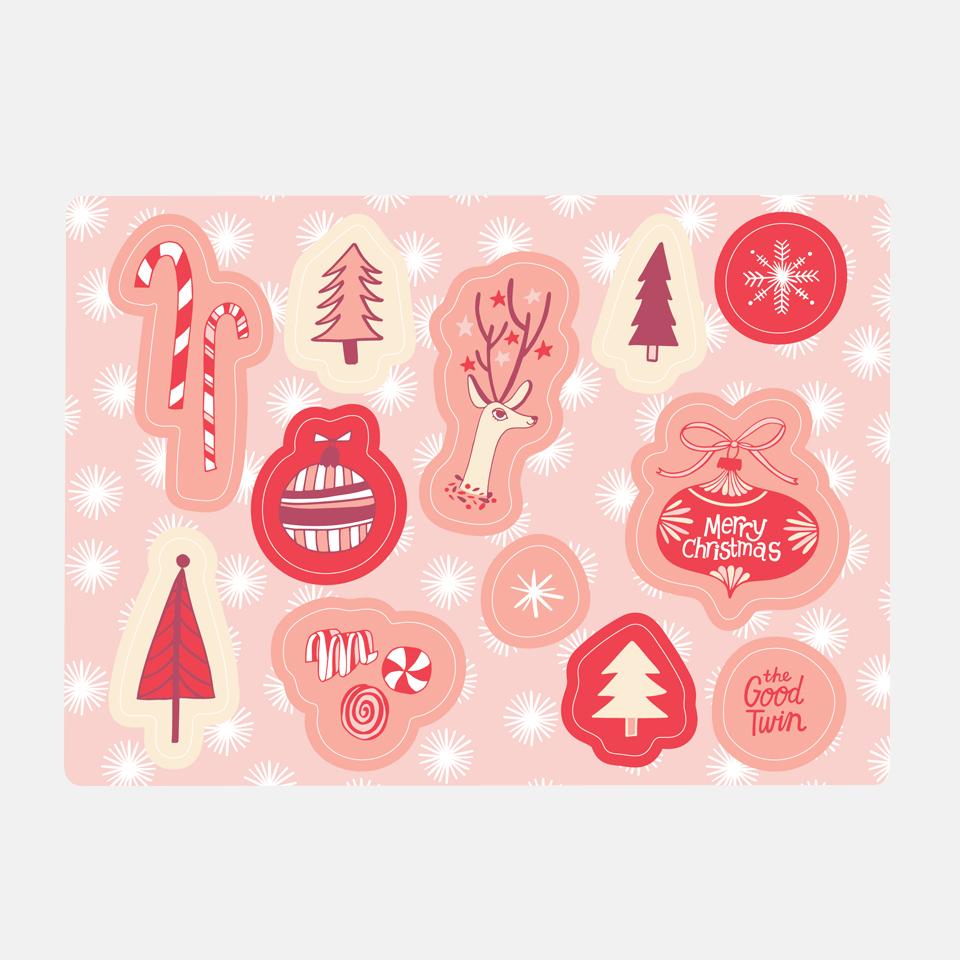 Christmas Sticker Sheet – The Good Twin Retail christmas-sticker-sheet-the-good-twin-retail